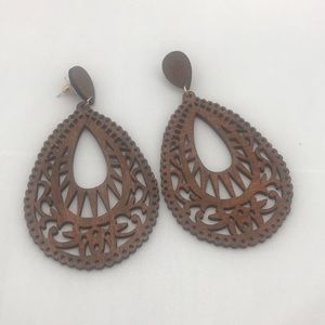 Wooden earrings